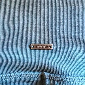 Prana yoga pants with pockets. Teal, size: M